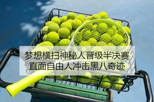 梦想横扫神秘人晋级半决赛 直面自由人冲击黑八奇迹